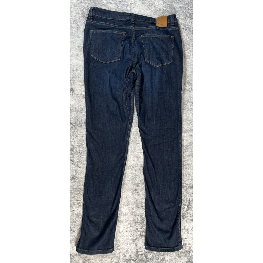DU/ER Slim Straight Performance Jeans Mens 32x31 Blue Denim Classic WFLS4075 - Picture 2 of 15